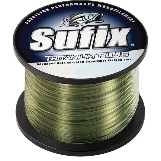 Sufix Tritanum Plus - 10lb - Dark Green - 5970 yds [696-210G]