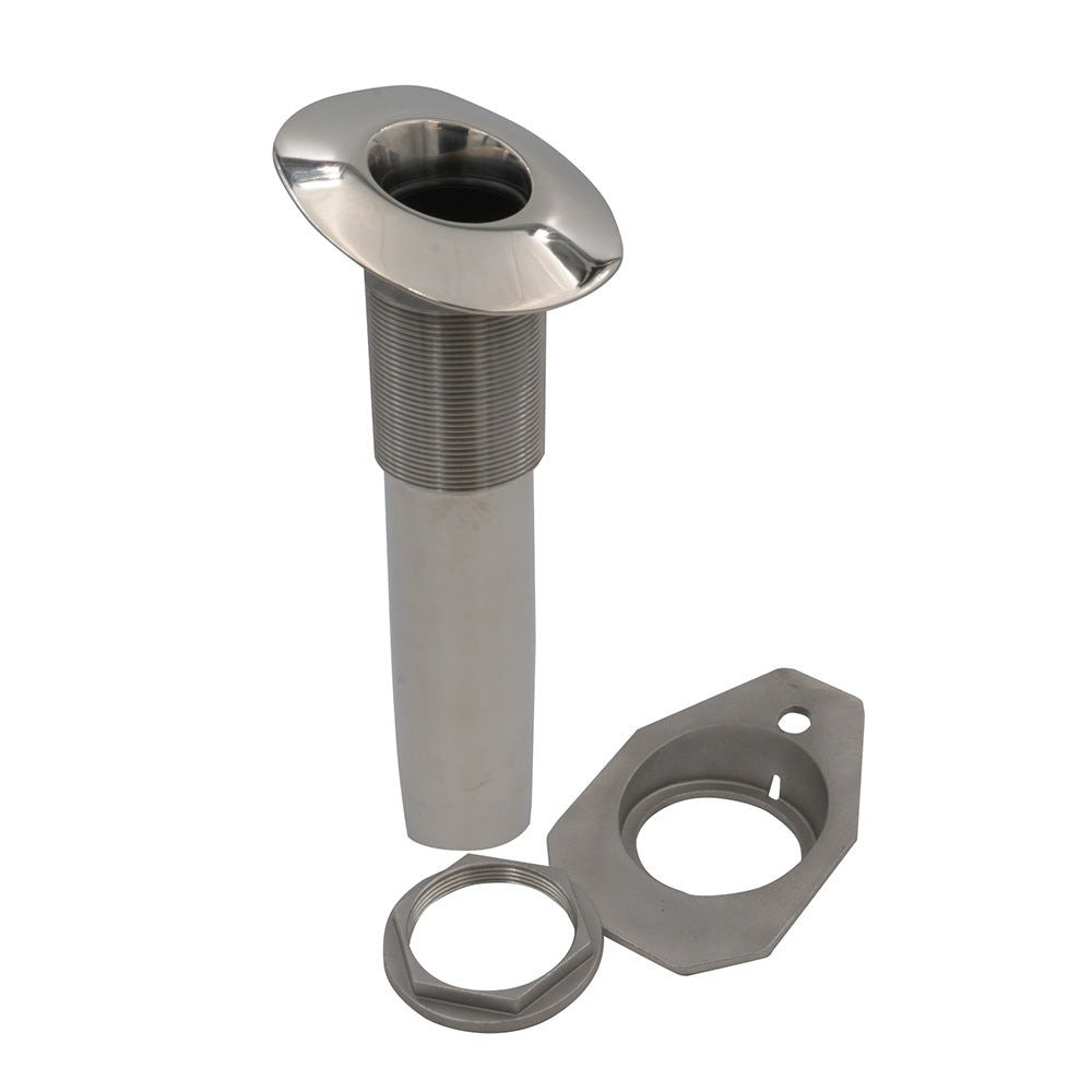 C.E. Smith Screwless Flush Mount Rod Holder - 15 Degree - Black Liner - No Logo [53677]