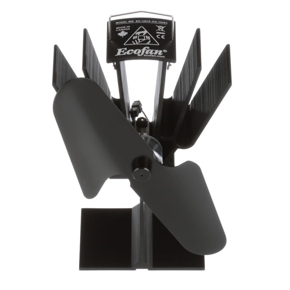 Ecofan Original Heat Powered Stove Fan - Black Blade [800CAXBX]