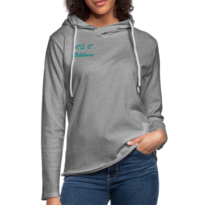 K & C Unisex Lightweight Terry Hoodie - heather gray