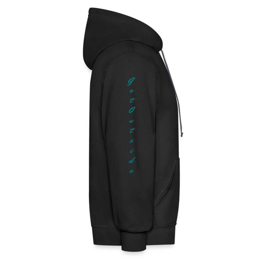 K & C Contrast Hoodie Unisex - black/asphalt