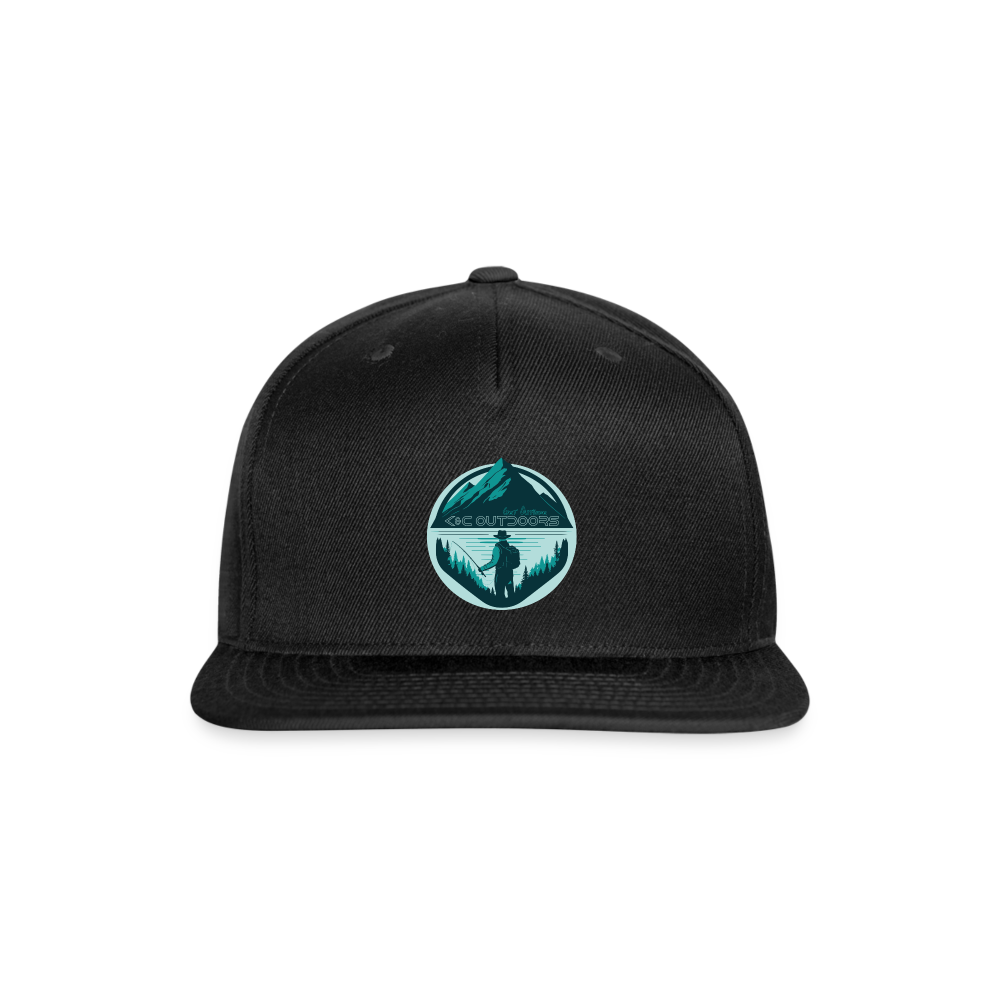 K & C Snapback Hat - black