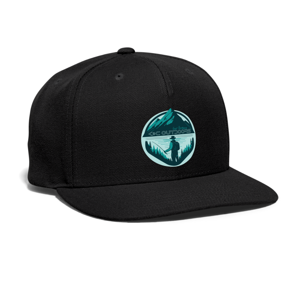 K & C Snapback Hat - black