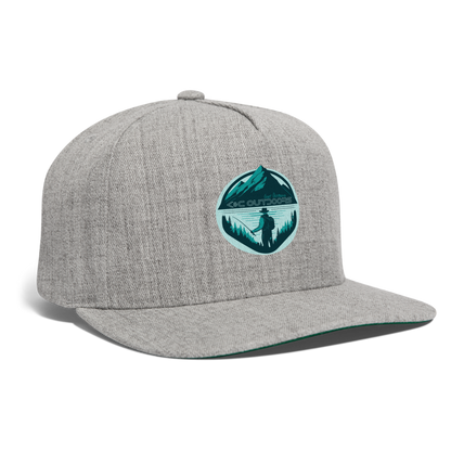 K & C Snapback Hat - heather gray