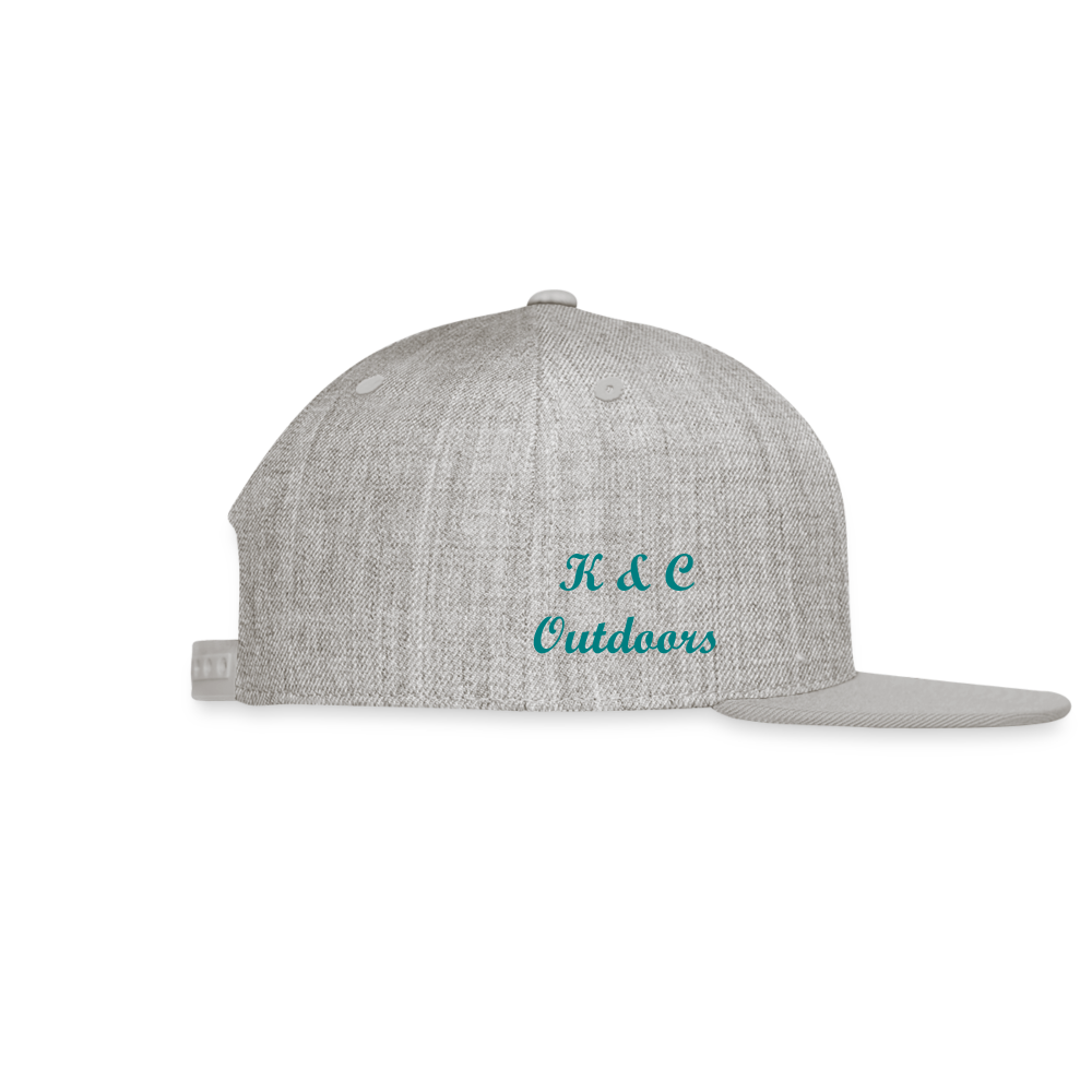 K & C Snapback Hat - heather gray