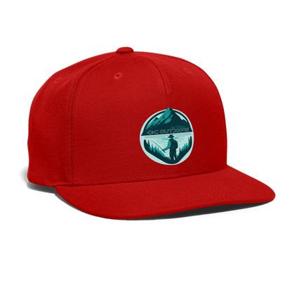 K & C Snapback Hat - red