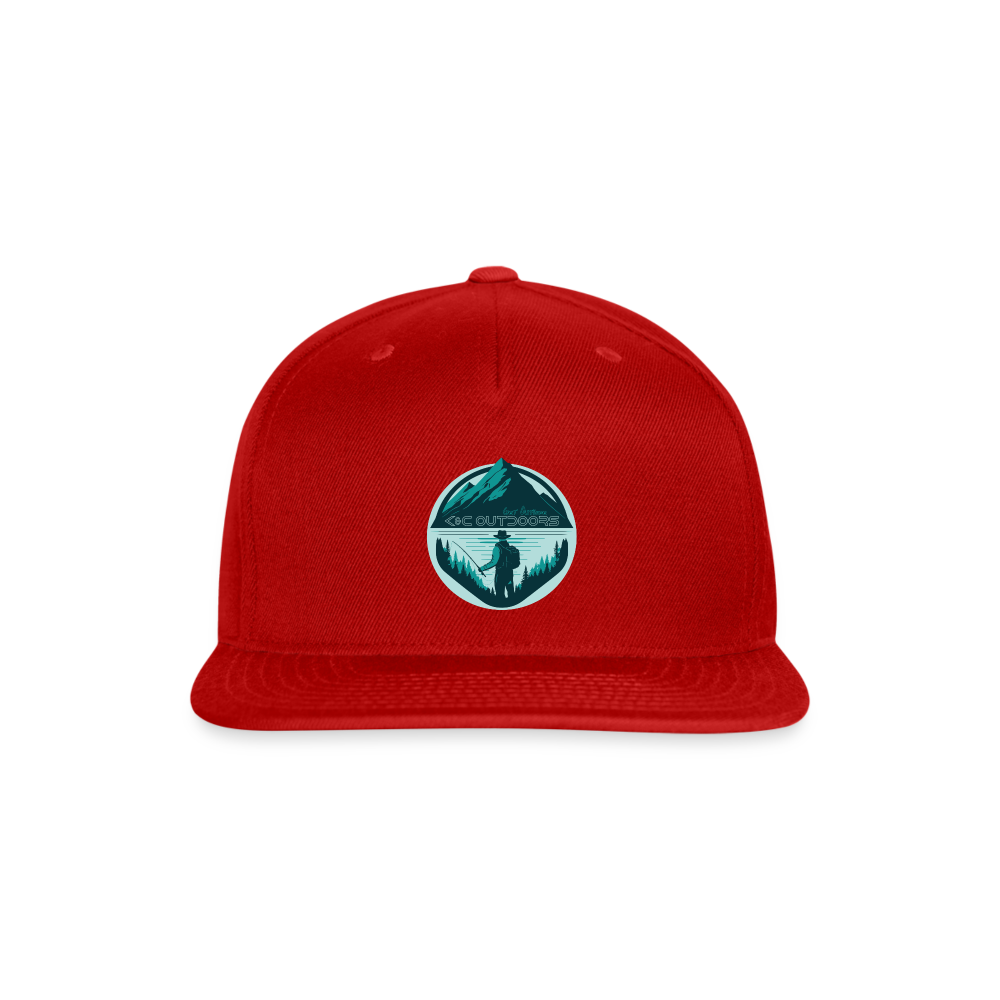 K & C Snapback Hat - red