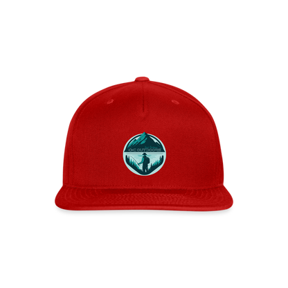 K & C Snapback Hat - red