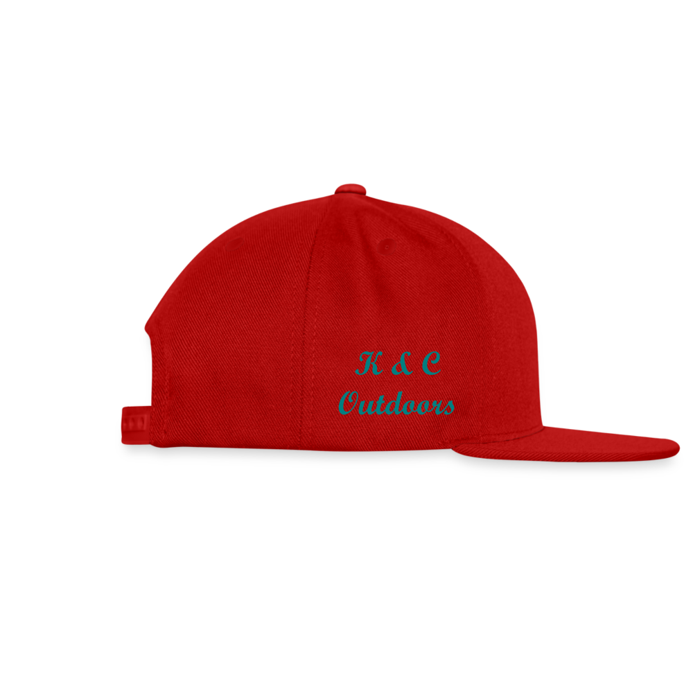 K & C Snapback Hat - red