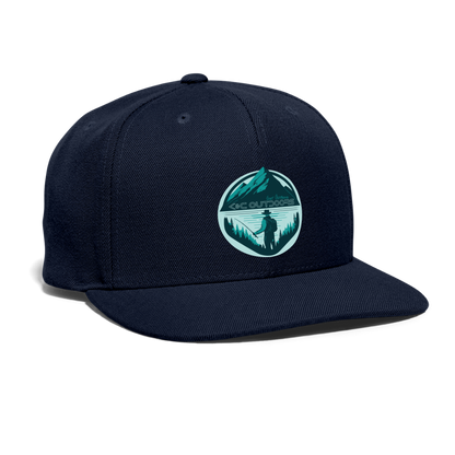 K & C Snapback Hat - navy