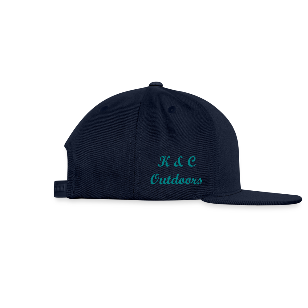 K & C Snapback Hat - navy